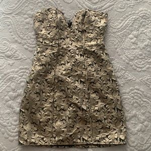 Lovers + Friends Gold Dress